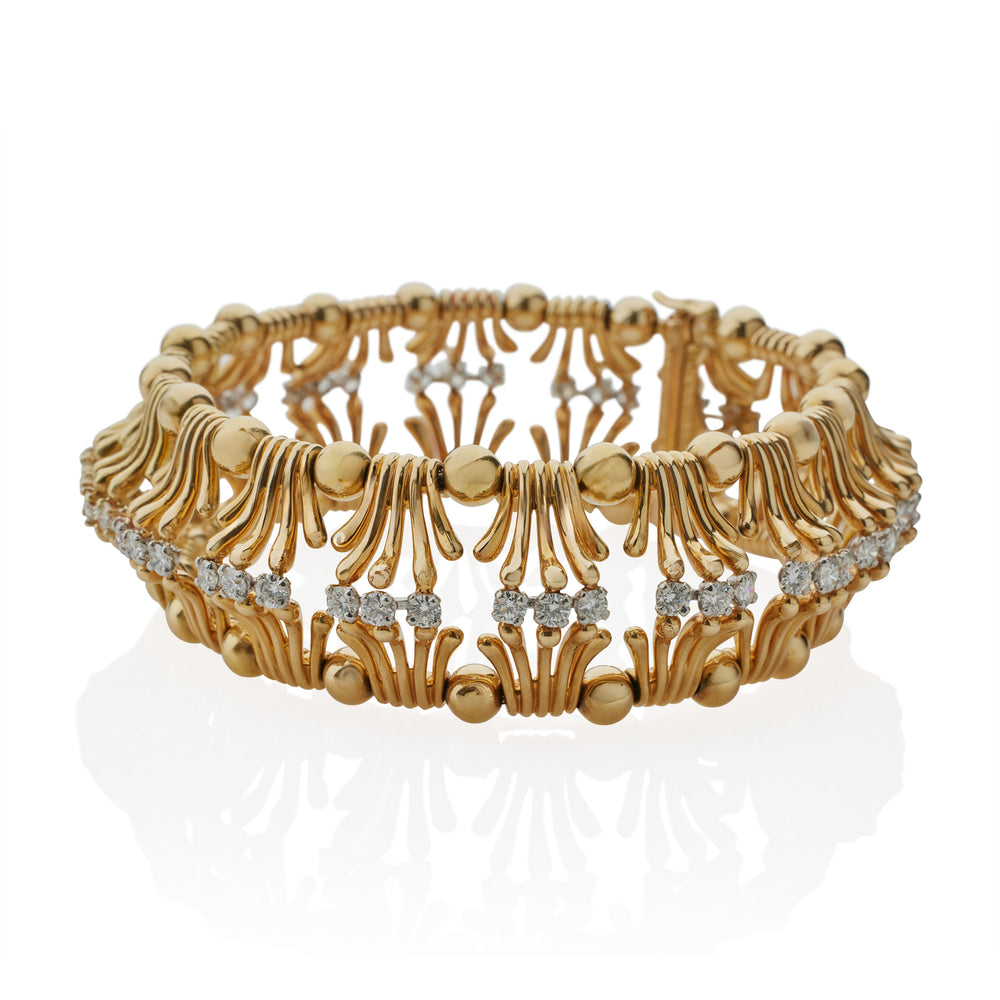 Macklowe Gallery Jean Schlumberger for Tiffany & Co. "Hands" Bracelet