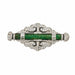 Macklowe Gallery Cartier Art Deco Jadeite and Diamond Brooch