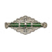 Macklowe Gallery Cartier Art Deco Jadeite and Diamond Brooch