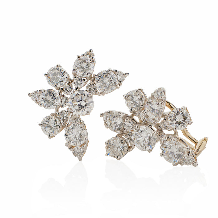 Macklowe Gallery Van Cleef & Arpels 1960s Diamond Ciip Earrings