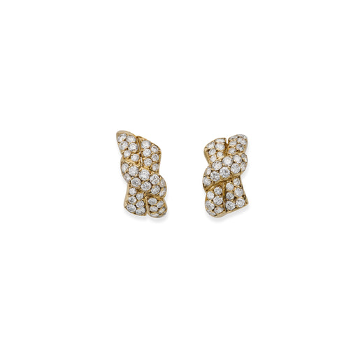 Macklowe Gallery Van Cleef & Arpels Paris Diamond Clip Earrings