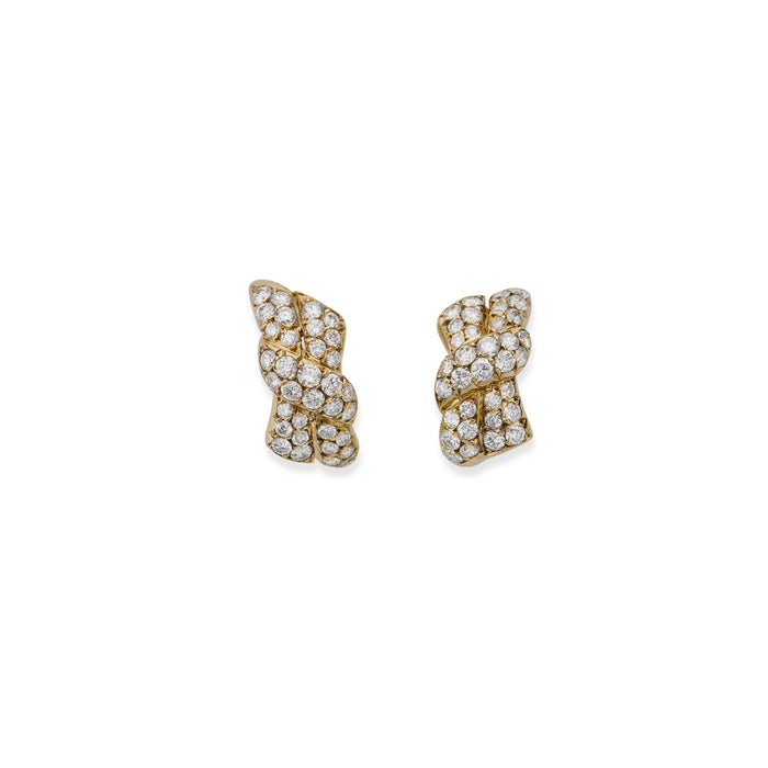 Macklowe Gallery Van Cleef & Arpels Paris Diamond Clip Earrings