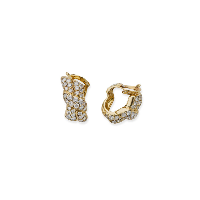 Macklowe Gallery Van Cleef & Arpels Paris Diamond Clip Earrings