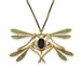 Macklowe Gallery René Lalique Four Dragonfly Pendant Necklace