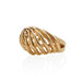 Macklowe Gallery French Retro 18K Gold Bombé Ring