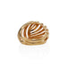 Macklowe Gallery French Retro 18K Gold Bombé Ring