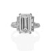 Macklowe Gallery Emerald-cut Diamond Solitaire Ring