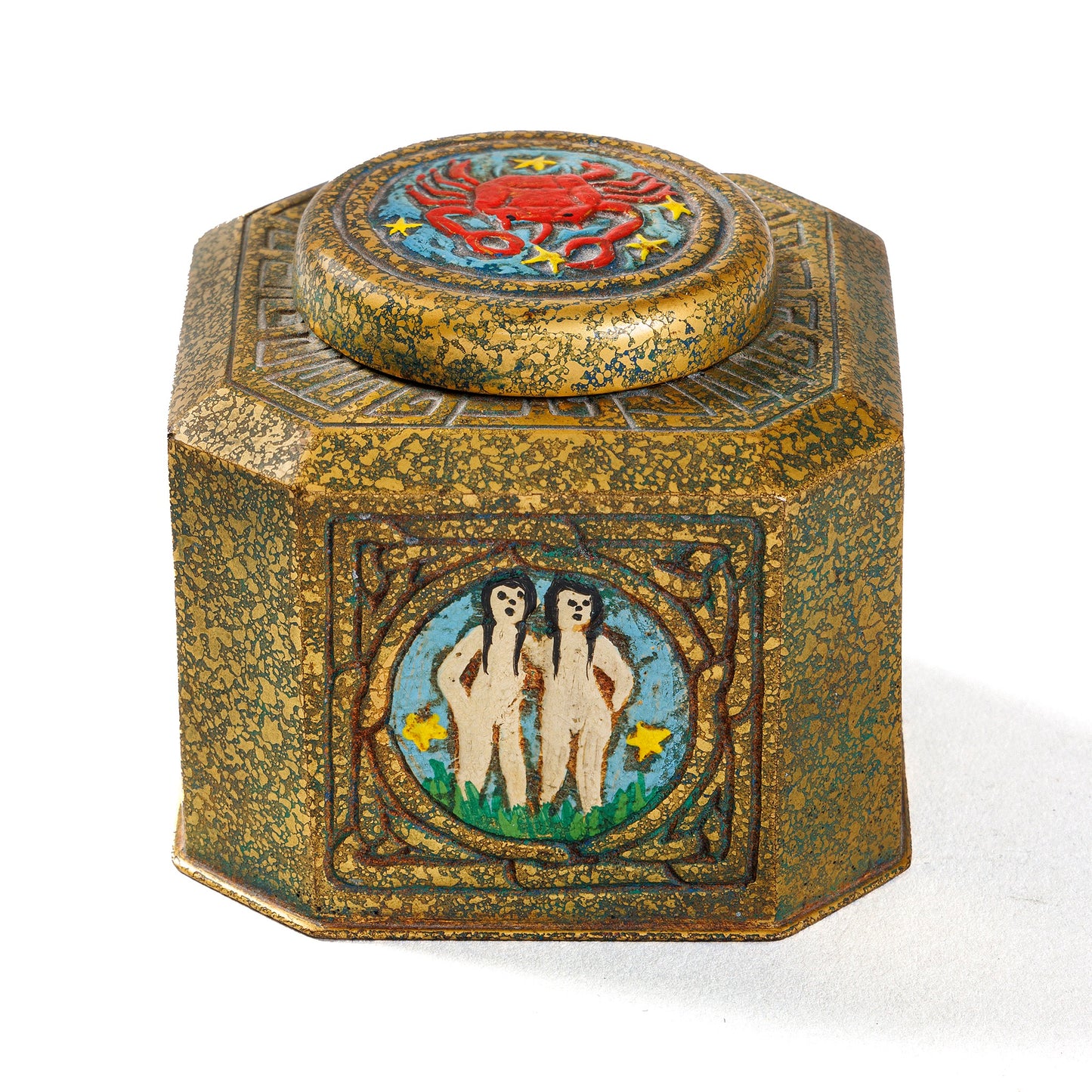 Macklowe Gallery Tiffany Studios New York "Zodiac" Inkwell