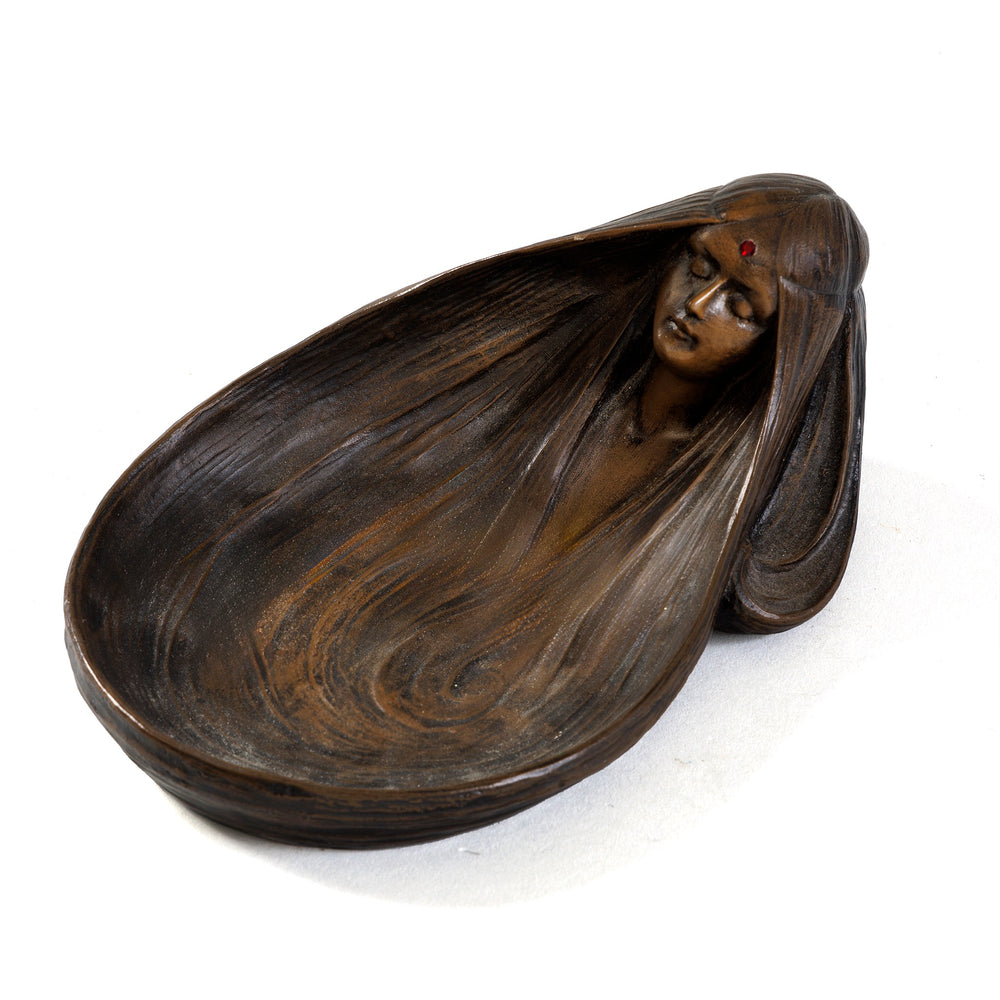 
                      
                        Macklowe Gallery Gustav Gurschner “Symbolist Reverie” Bronze Pin Tray
                      
                    