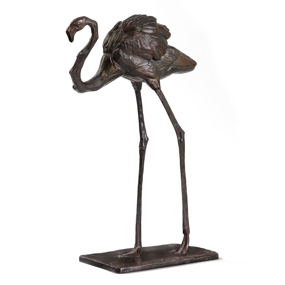 Macklowe Gallery Rembrandt Bugatti "Flamant en Marche" Bronze Sculpture