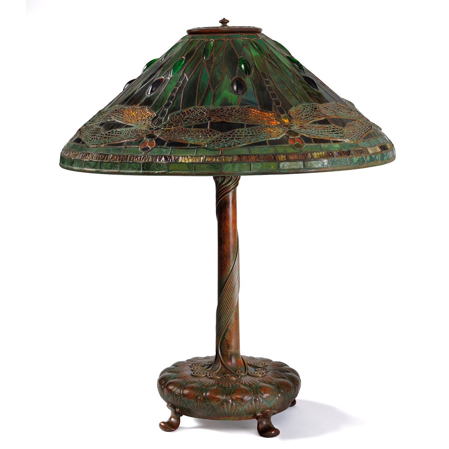 Macklowe Gallery Tiffany Studios New York "Dragonfly" Table Lamp