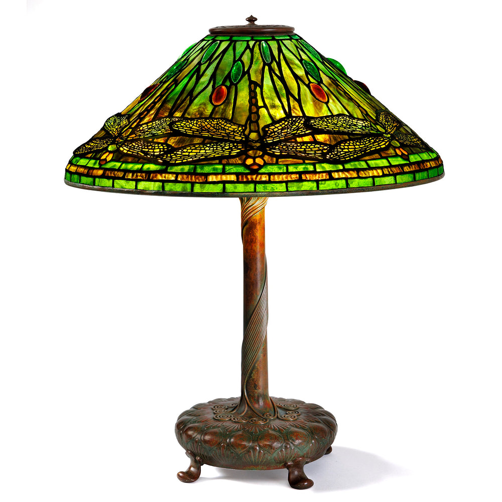 Macklowe Gallery Tiffany Studios New York "Dragonfly" Table Lamp