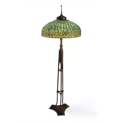 Macklowe Gallery Tiffany Studios New York "Greek Key" Floor Lamp