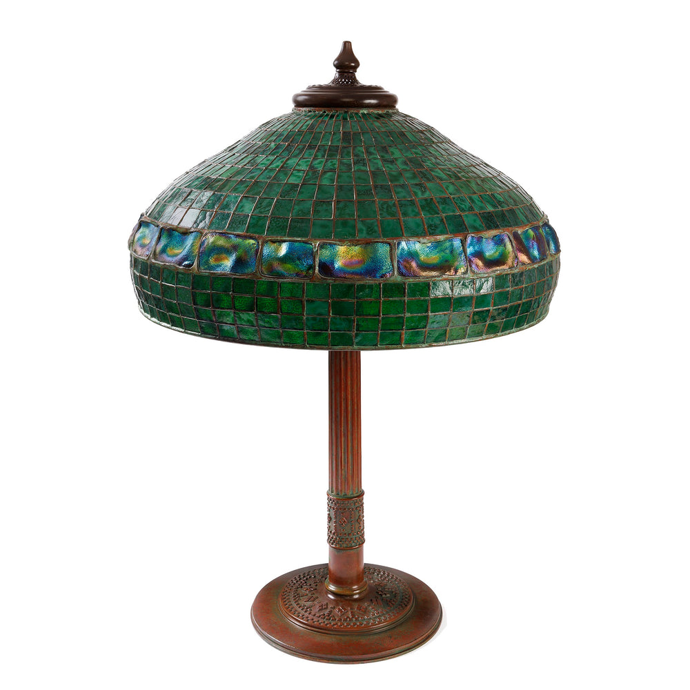 
                      
                        Macklowe Gallery Tiffany Studios New York "Belted Turtleback" Table Lamp
                      
                    