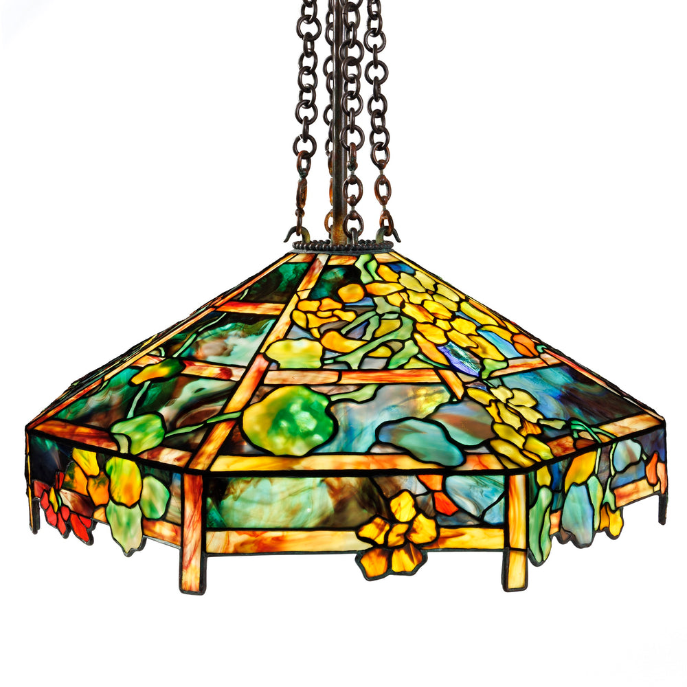 
                      
                        Macklowe Gallery Tiffany Studios New York "Nasturtium" Chandelier
                      
                    