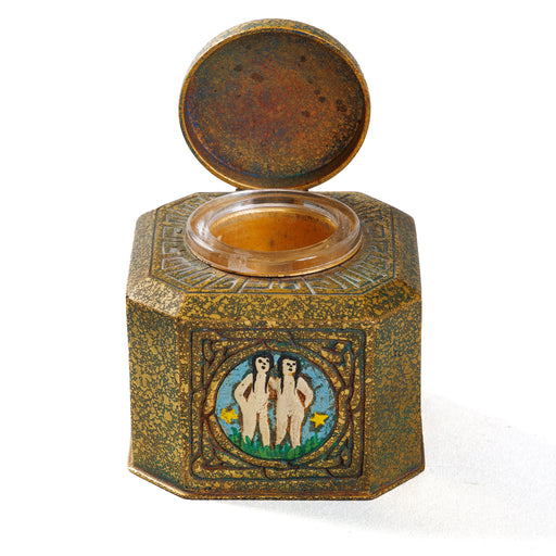 Macklowe Gallery Tiffany Studios New York "Zodiac" Inkwell