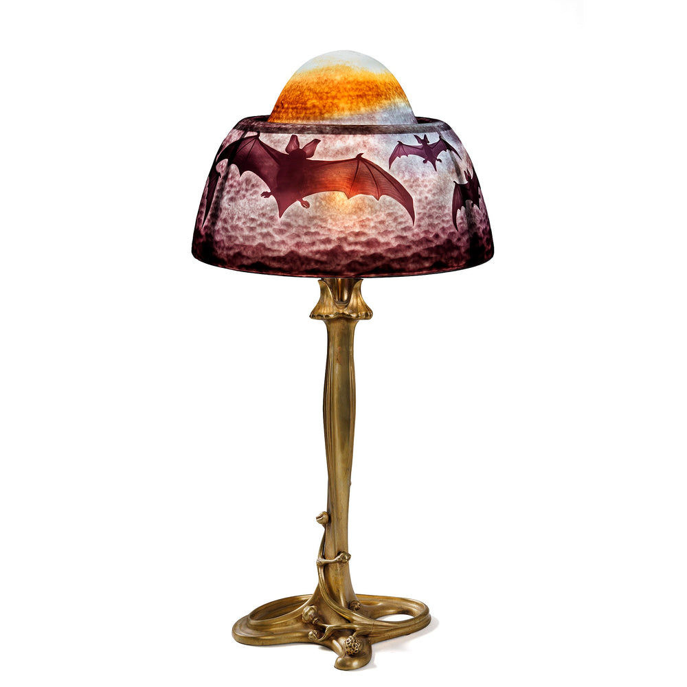 
                      
                        Macklowe Gallery Daum and Louis Majorelle "Bat" Table Lamp
                      
                    