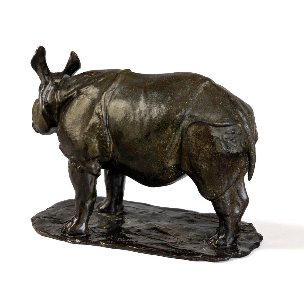 
                      
                        Macklowe Gallery Rembrandt Bugatti "Javan Rhinoceros, Small Model (Rhinocéros de Java, Petite Modele)" Bronze Sculpture
                      
                    