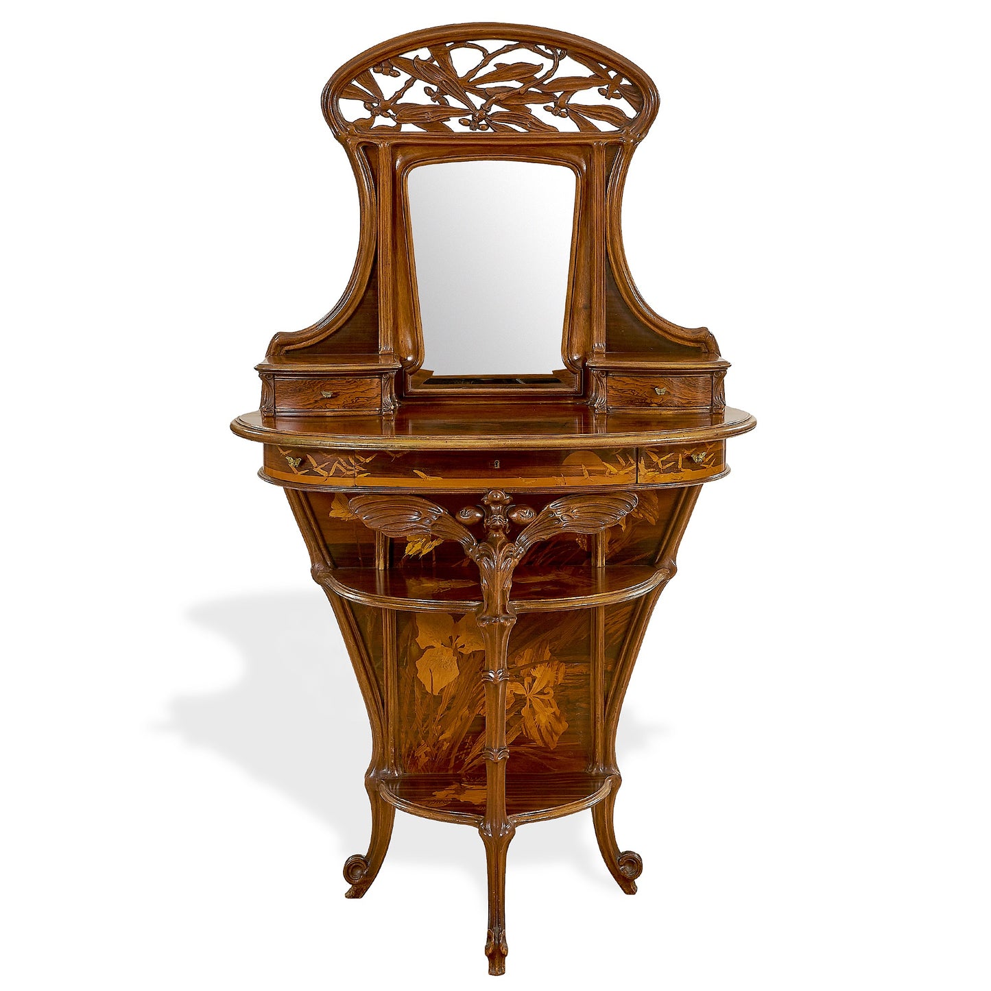 Macklowe Gallery Émile Gallé “Libellules” Dressing Table