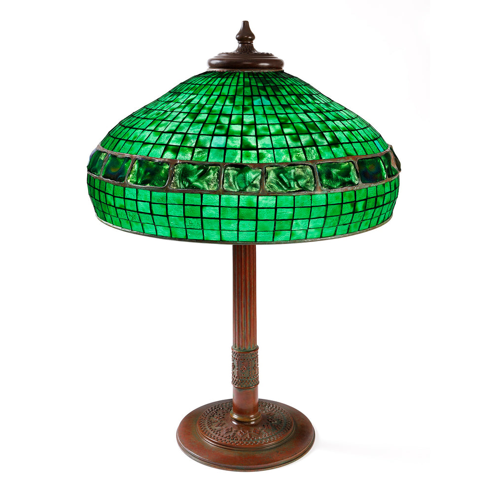 
                      
                        Macklowe Gallery Tiffany Studios New York "Belted Turtleback" Table Lamp
                      
                    