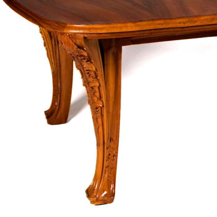 Macklowe Gallery Louis Majorelle "Chicorée" Walnut and Oak Dining Suite