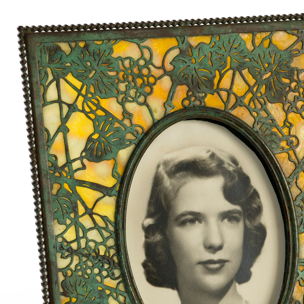 
                      
                        Macklowe Gallery Tiffany Studios New York "Grapevine" Bronze Photo Frame
                      
                    