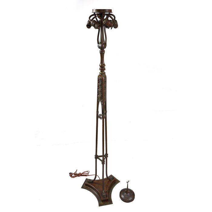 Macklowe Gallery Tiffany Studios New York "Greek Key" Floor Lamp