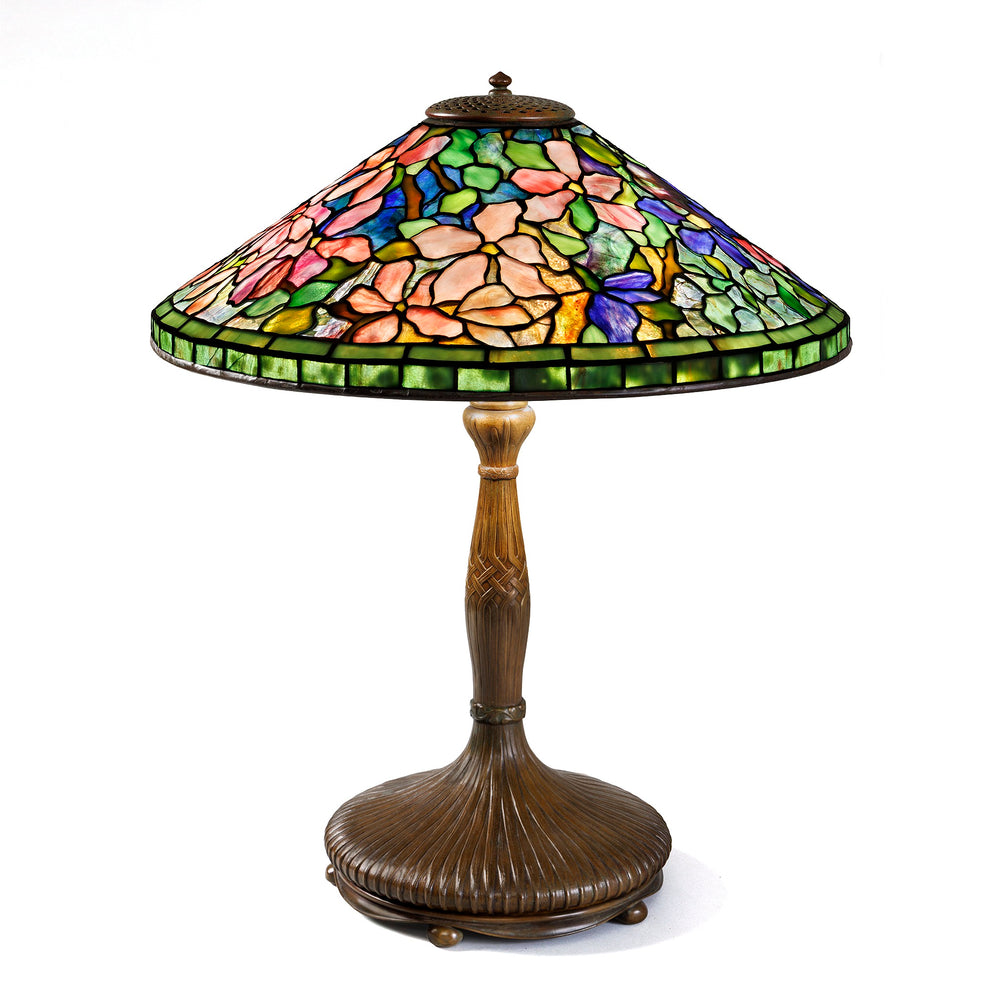 
                      
                        Macklowe Gallery Tiffany Studios New York “Clematis” Table Lamp
                      
                    