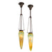 Macklowe Gallery Tiffany Studios New York Pair of Stalactite Chandeliers