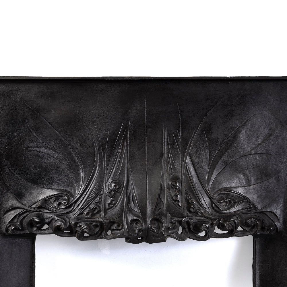 
                      
                        Macklowe Gallery Hector Guimard Patinated Cast Iron and Copper Fireplace Surround
                      
                    