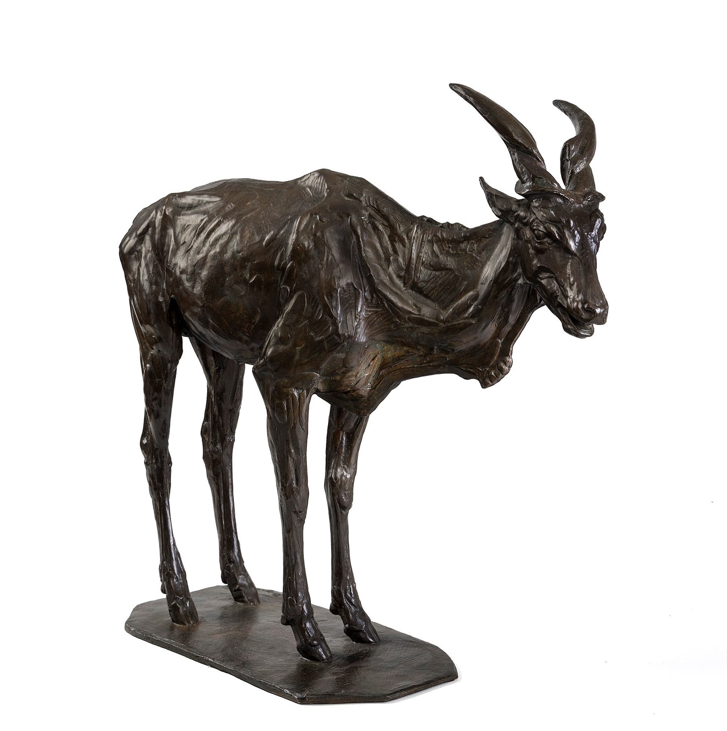 Macklowe Gallery Rembrandt Bugatti "Canna Antelope (Antilope Canna)" Bronze Sculpture