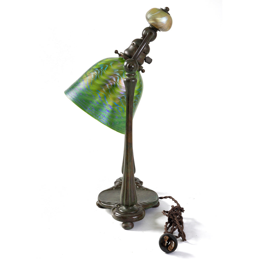 
                      
                        Macklowe Gallery Tiffany Studios New York "Damascene Lighthouse" Desk Lamp
                      
                    