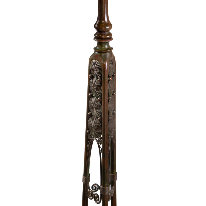 Macklowe Gallery Tiffany Studios New York "Greek Key" Floor Lamp