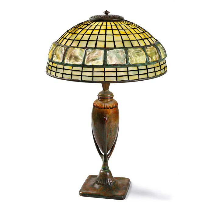 Macklowe Gallery Tiffany Studios New York "Belted Turtleback" Table Lamp