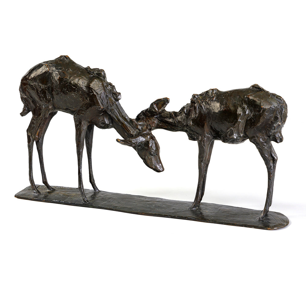 
                      
                        Macklowe Gallery Rembrandt Bugatti "Small Godou Antelopes, Two Friends (Petites antilopes goudou, deux amis)" Bronze Sculpture
                      
                    