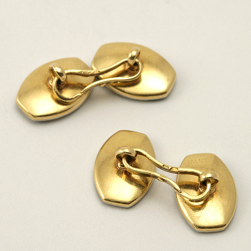 
                      
                        Macklowe Gallery Coral and Onyx Double-Sided Cuff Links
                      
                    