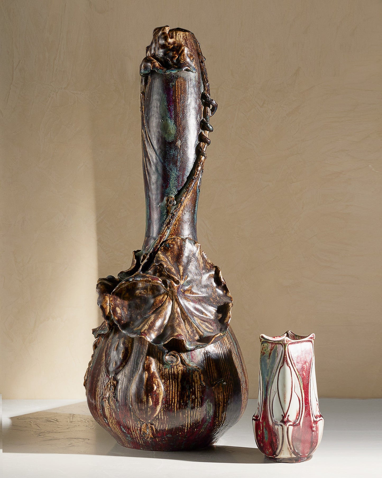 Macklowe Gallery Pierre-Adrien Dalpayrat Glazed Ceramic Vase