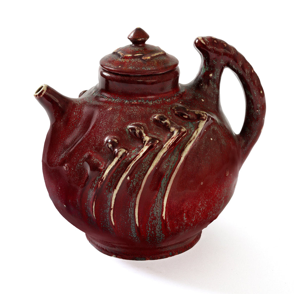 
                      
                        Macklowe Gallery Pierre-Adrien Dalpayrat Glazed Ceramic Teapot
                      
                    