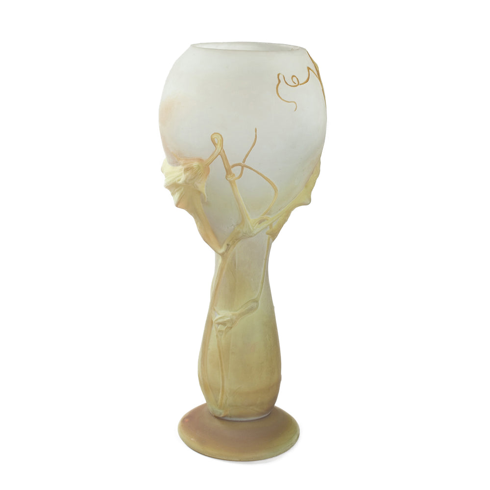 
                      
                        Macklowe Gallery Daum Nancy "Fleur de Coloquinte" Cameo Glass Vase
                      
                    