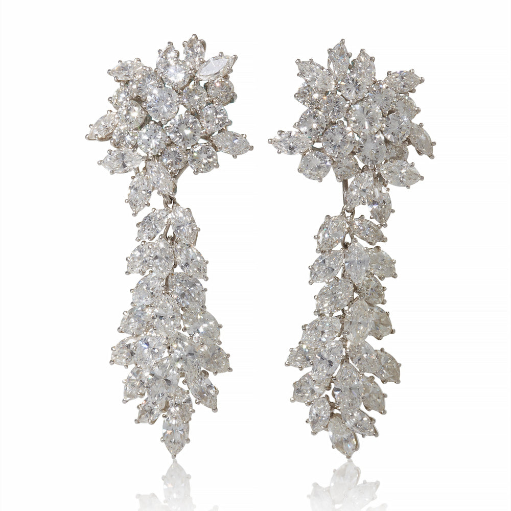 
                      
                        Macklowe Gallery Diamond Day/Night Cluster Pendant Earrings
                      
                    
