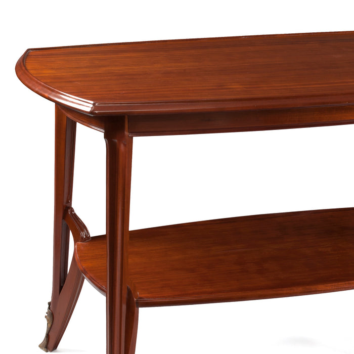 Louis Majorelle Mahogany Two-Tiered Center Table