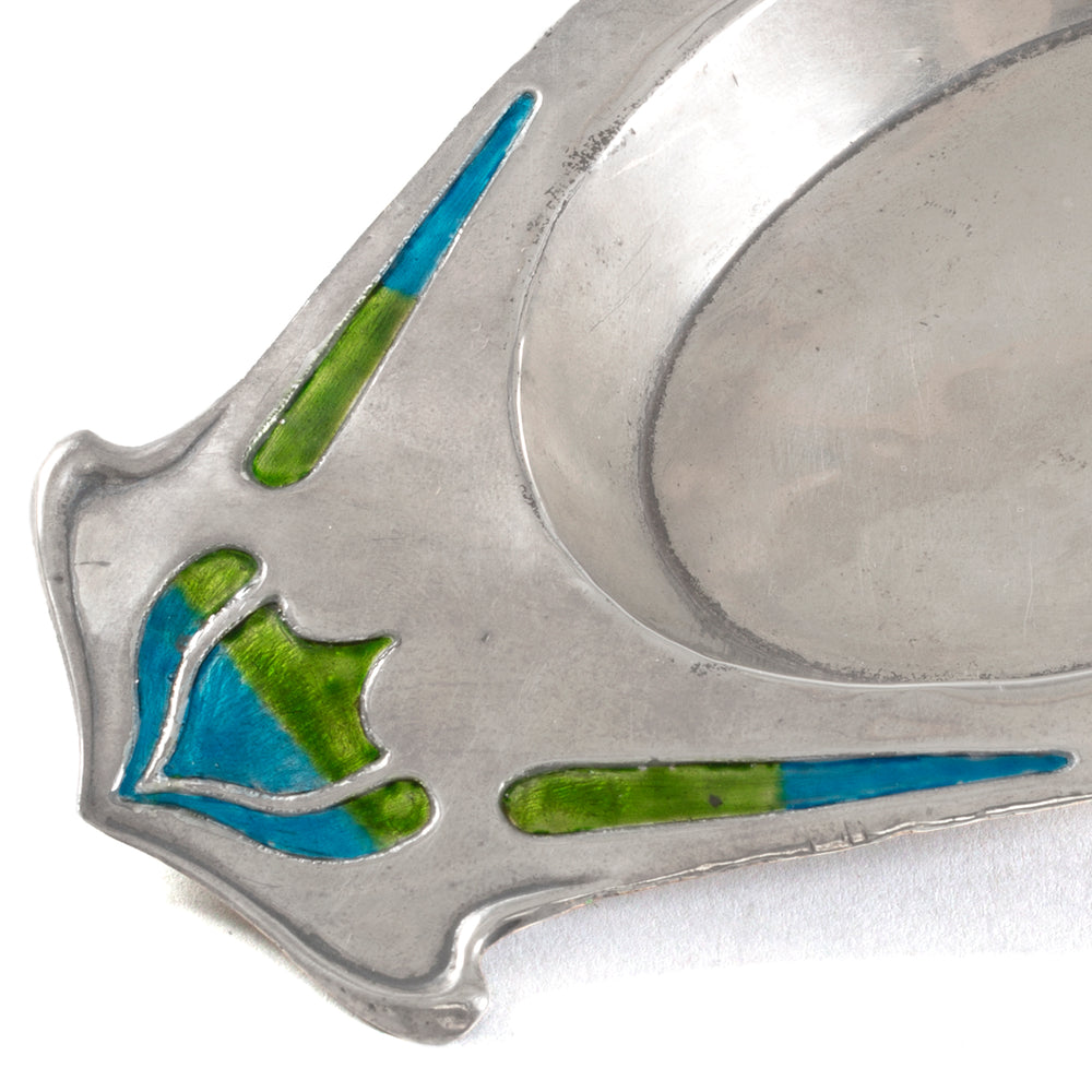 
                      
                        William Hutton & Sons, Ltd. Silver and Enamel Dish
                      
                    