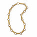 Macklowe Gallery English 15K Bi-color Rose and Yellow Gold Necklace