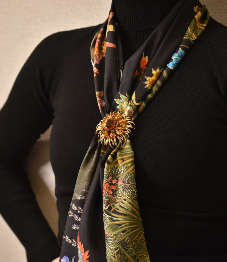 
                      
                        Macklowe Gallery "Tropicalia" Silk Scarf
                      
                    