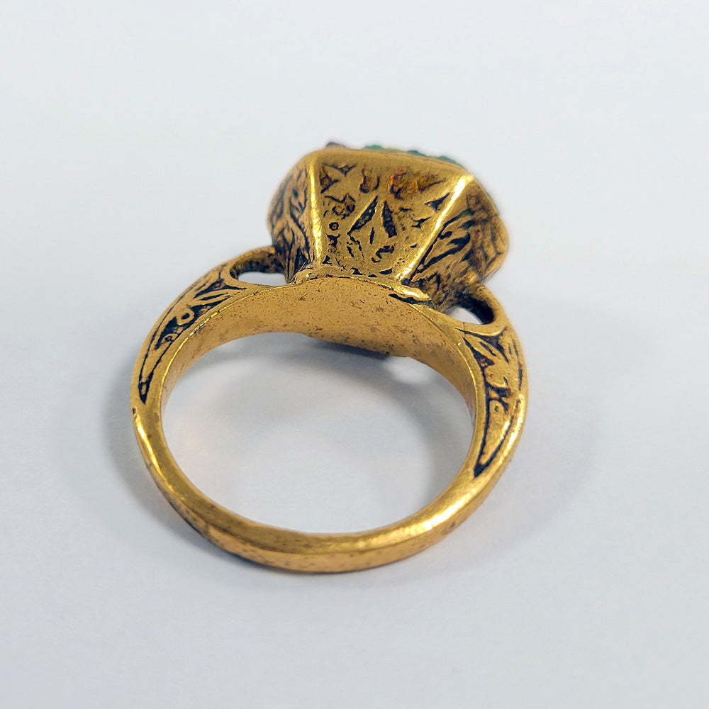 
                      
                        Macklowe Gallery Renaissance Ring with Ancient Roman Mosaic Glass
                      
                    