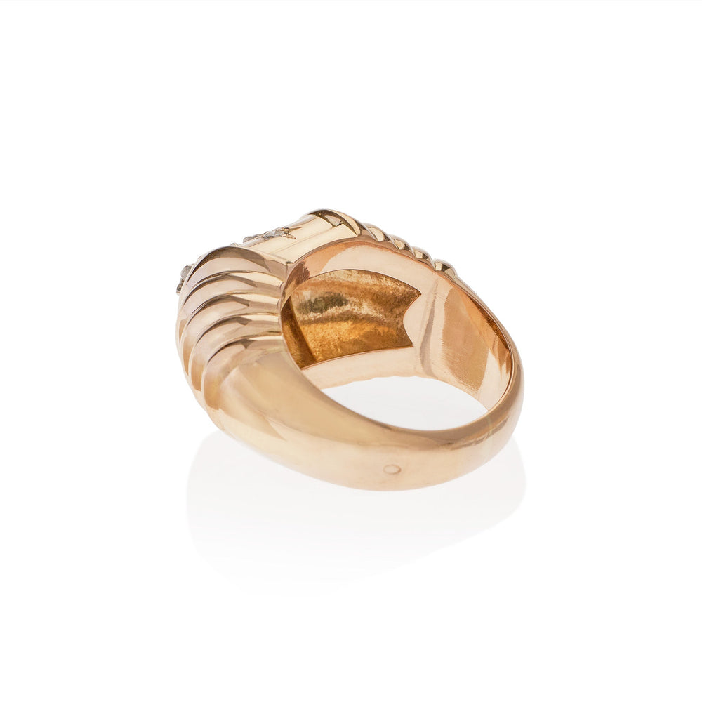 
                      
                        Macklowe Gallery French Retro Star-Set Diamond Ring
                      
                    