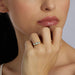 Macklowe Gallery English Precious Opal and Rose-cut Diamond Ring