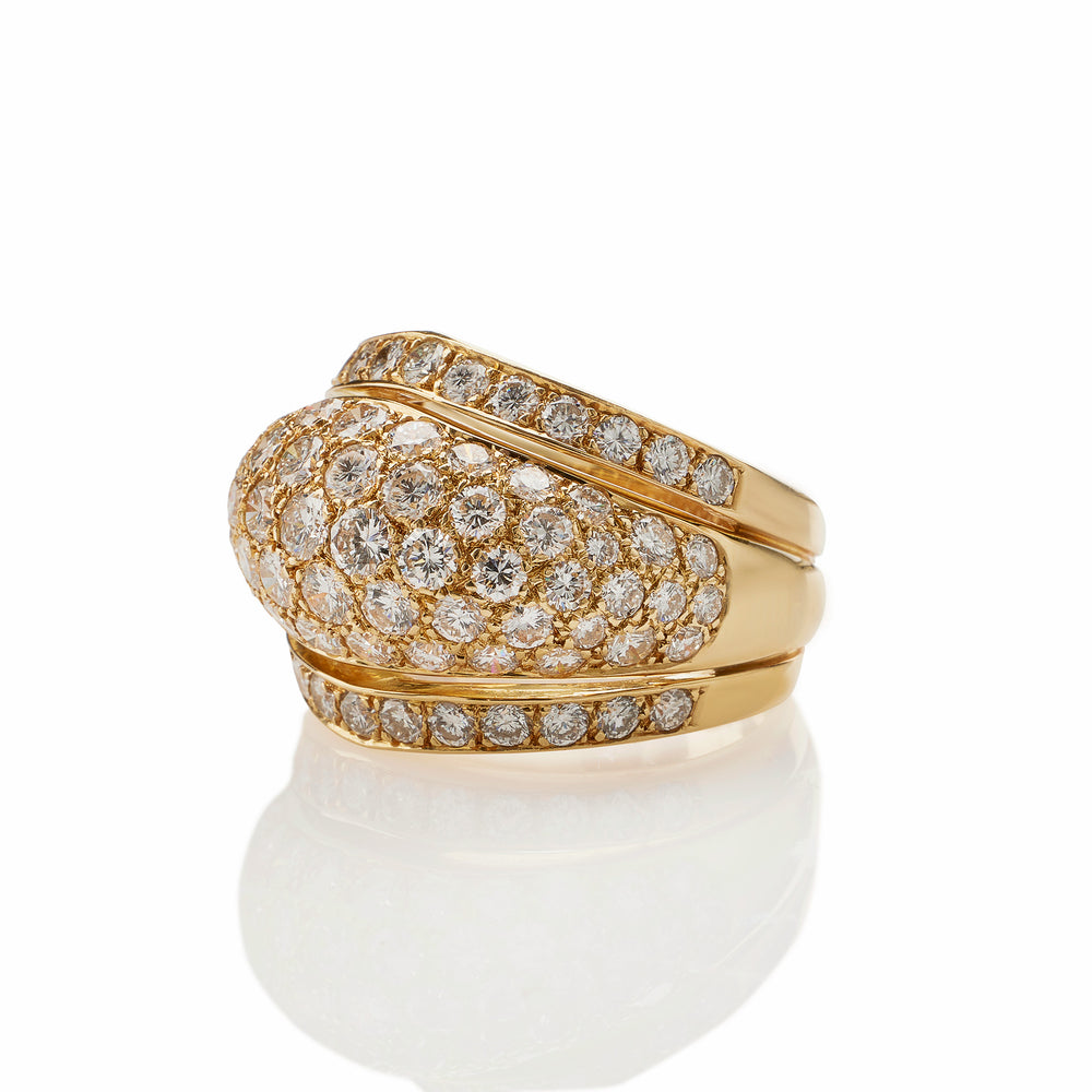 
                      
                        Macklowe Gallery Cartier Paris Bombé Diamond Ring
                      
                    