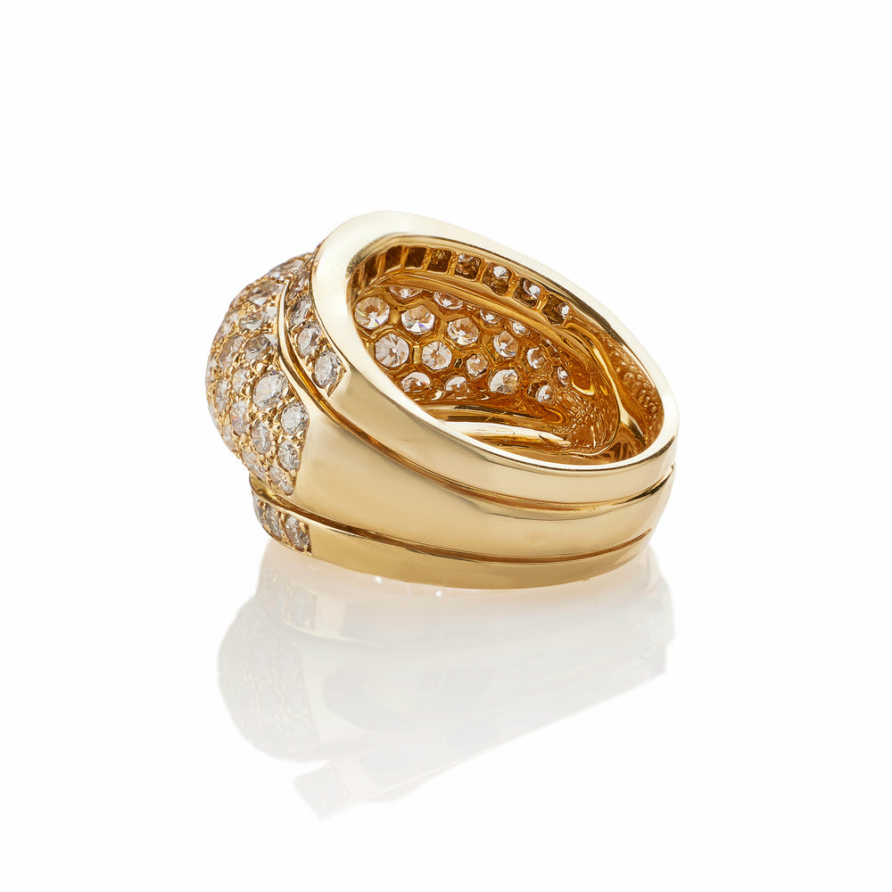 
                      
                        Macklowe Gallery Cartier Paris Bombé Diamond Ring
                      
                    