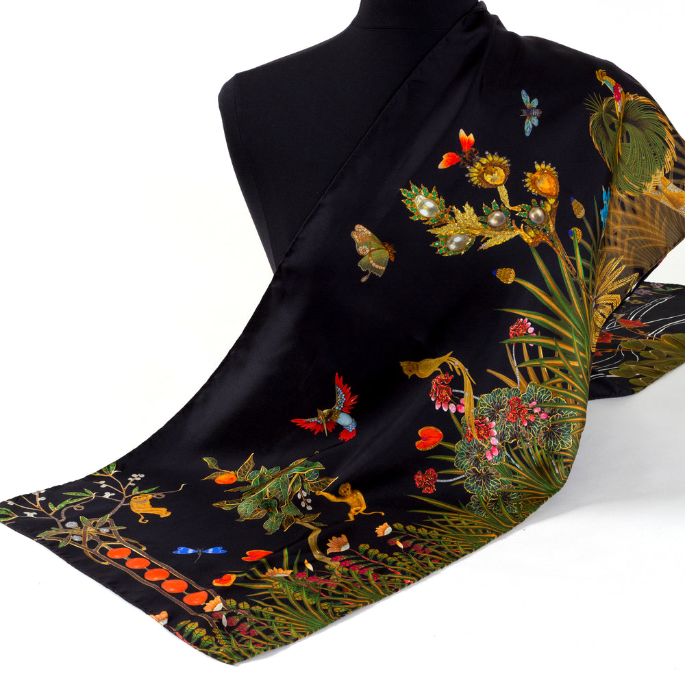 
                      
                        Macklowe Gallery "Tropicalia" Silk Scarf
                      
                    
